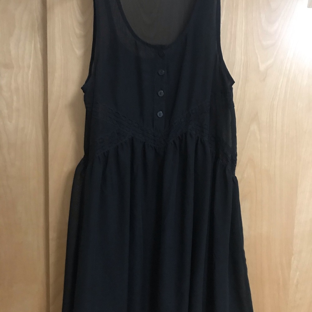Tunic dress with underslip